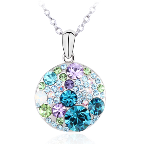Κολιέ με πέτρες Swarovski Royal Indicolite